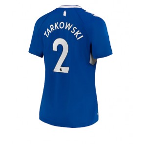 Everton James Tarkowski #2 kläder Kvinnor 2022-23 Hemmatröja Kortärmad